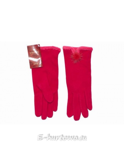 Rękawiczki Damska bawełniana czerwony