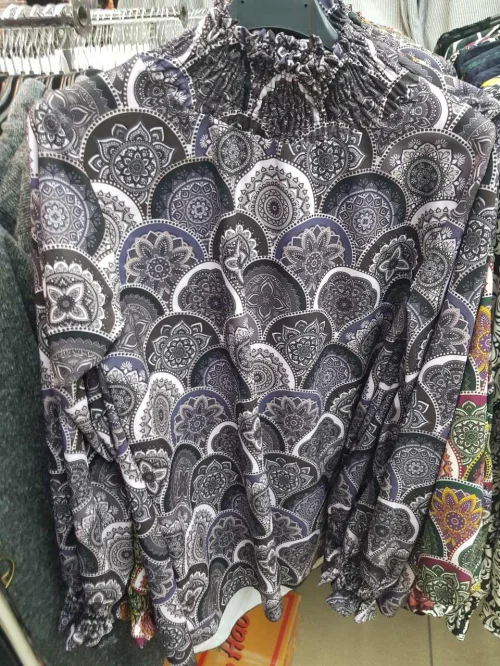 Bluzka damska koszulowa B1813