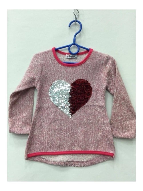 Bluzka dziecieca AT12164-1 sweterkowa (5-8)