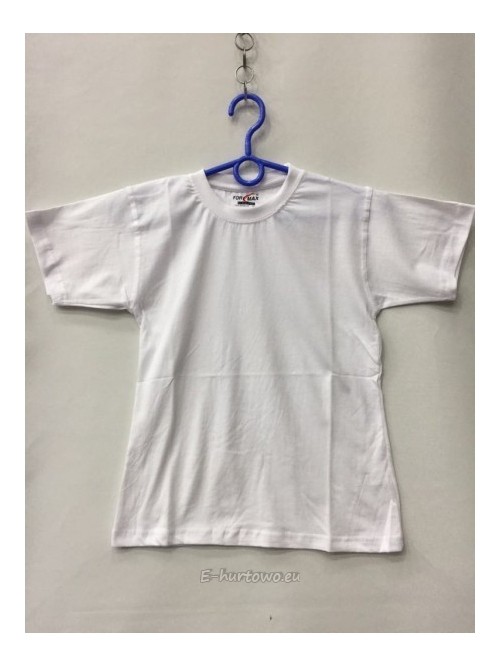 Bluzka dziecięca biała HT009 (145-170)