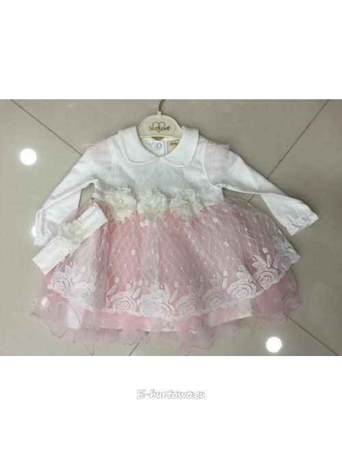 Sukienka niemowlęca wizytowa SK4010 (74-86)
