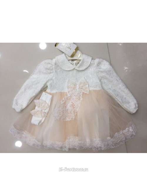 Sukienka niemowlęca wizytowa SK4055 (74-86)