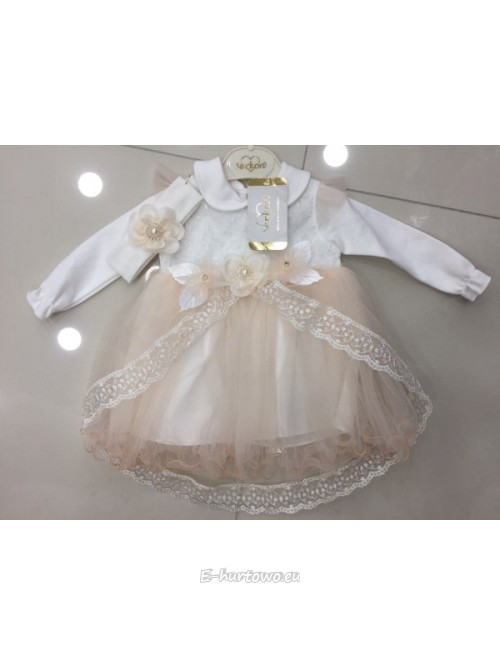 Sukienka niemowlęca wizytowa SK4011 (74-86)