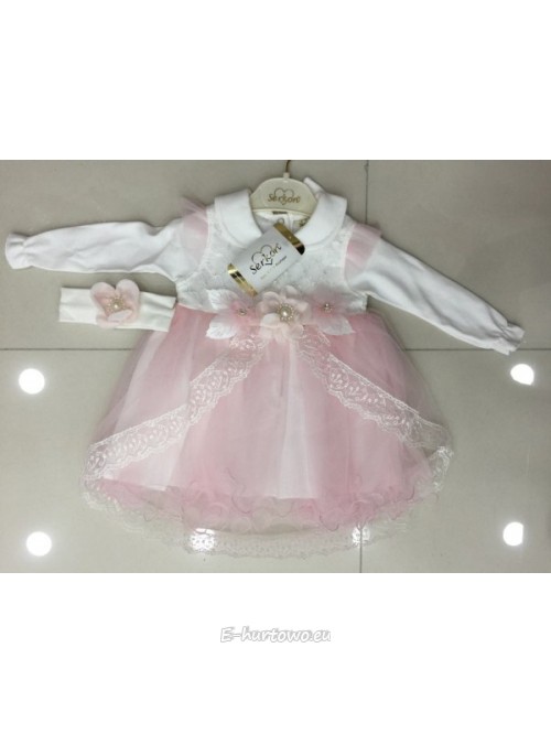 Sukienka niemowlęca wizytowa SK4011 (74-86)