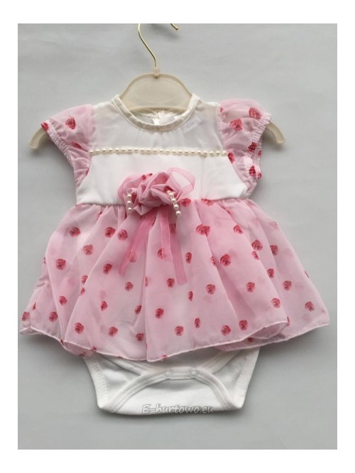 Body sukienka niemowlęca DN11617 (56-62)