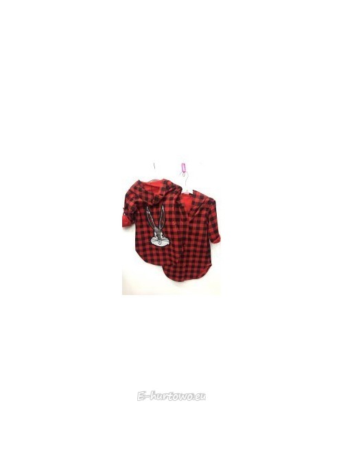 Bluzka koszula dziewczęca ocieplana (4-14) 1114-13