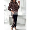 Komplet dres welurowy damski ST589771