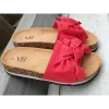 Klapki damskie LS-221 RED(36-41)
