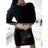 Sukienka sweterkowa damska SC25777