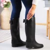 Kalosze damskie D580 BLACK