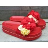 Klapki damskie 6138 RED (36- 41)