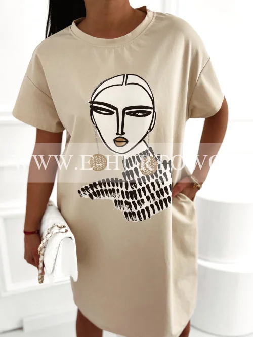 Bluzka tunika damska ST59055