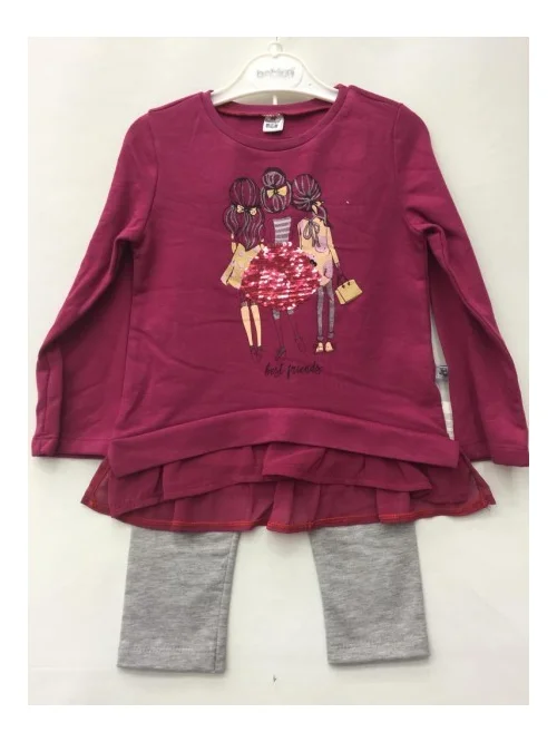 Komplet dziewczęcy BB3010 (3L-7L) 6