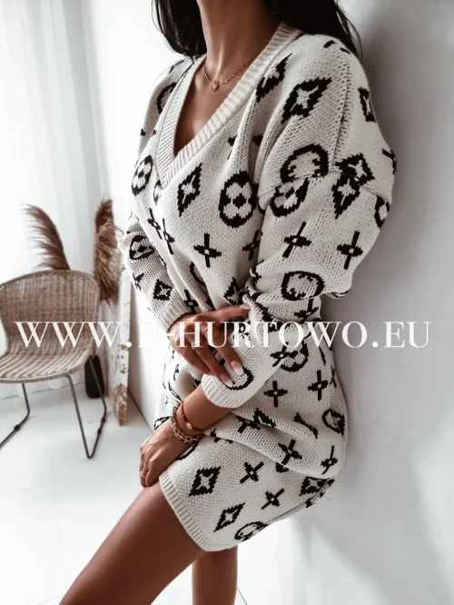 Sweterek tunika damska IK05400