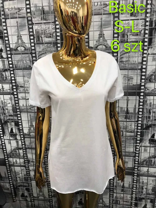Bluzka damska BASIC MOT5001 (S-L)