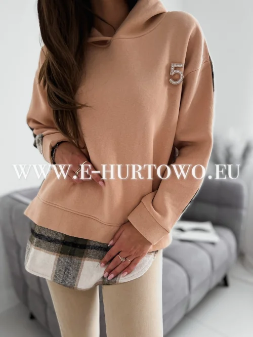 Bluza damska z broszką MOT558001