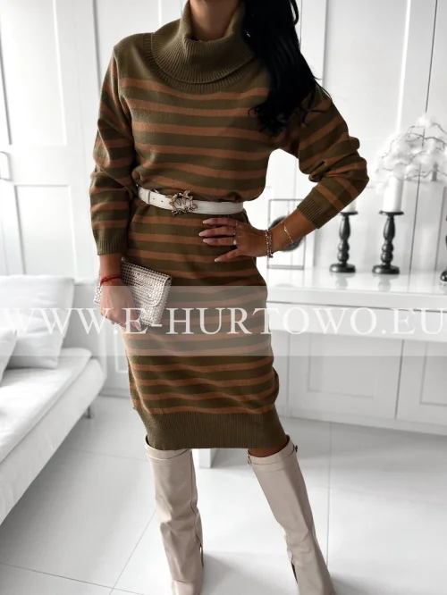 Sukienka sweterkowa damska SB295891