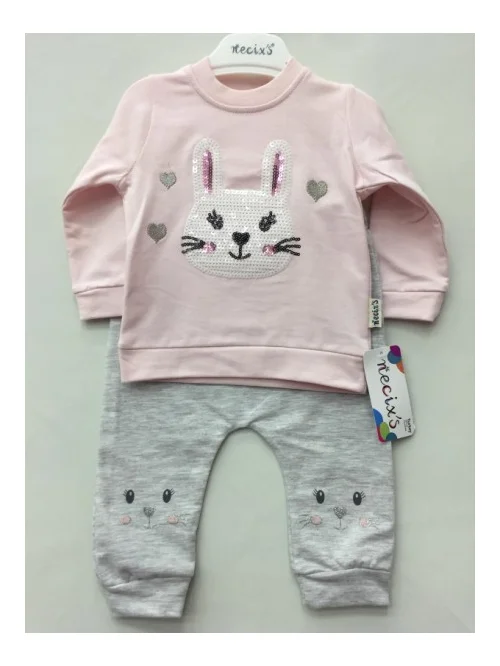 Komplet dziewczęcy NE 2840 (6M-12M) 1