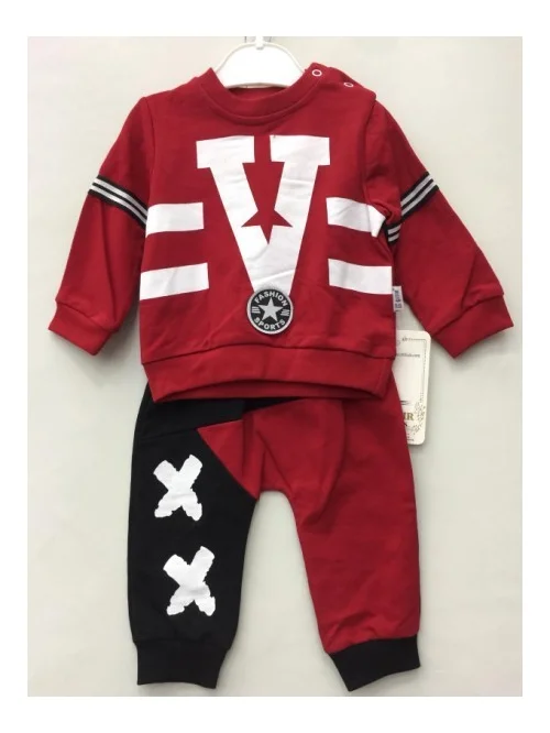 Komplet chłopięcy CT 08029 (6M-18M) 1