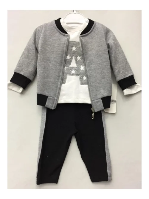 Komplet dziewczęcy CT09031 (6M-18M) 2