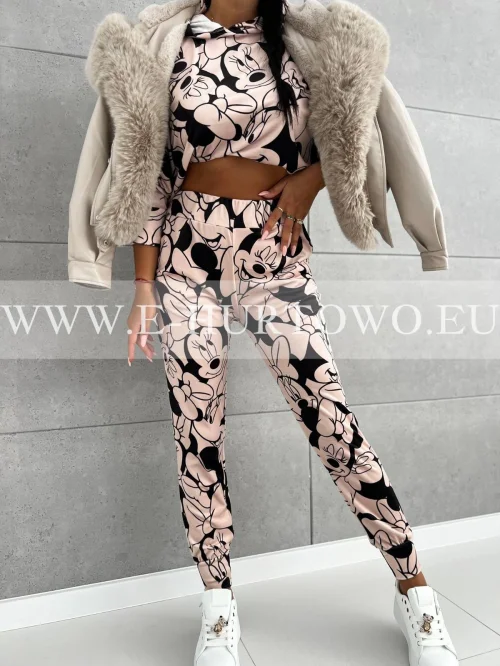 Komplet dresowy welurowy IKN6605