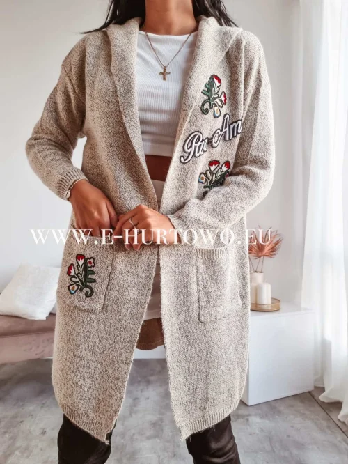 Narzutka swetry damskie SG6955