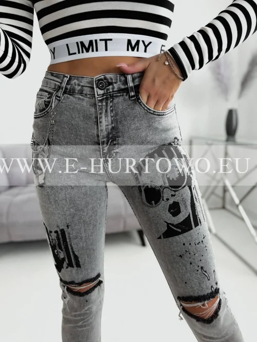 Spodnie damskie UEF44401