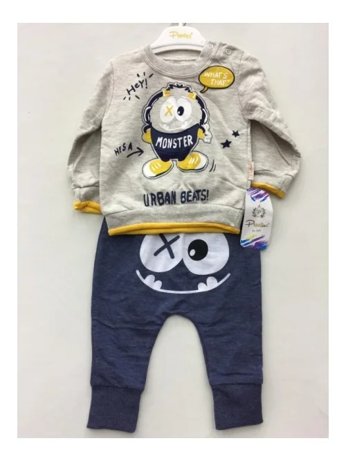 Komplet chłopięcy PP 3759 9 (6M-18M) 2