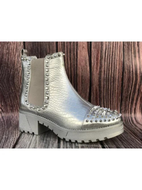 Obuwie damskie NC979 SILVER