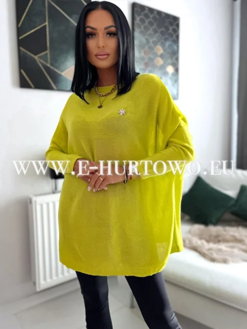 Sweterki damskie z brożką MOT638077
