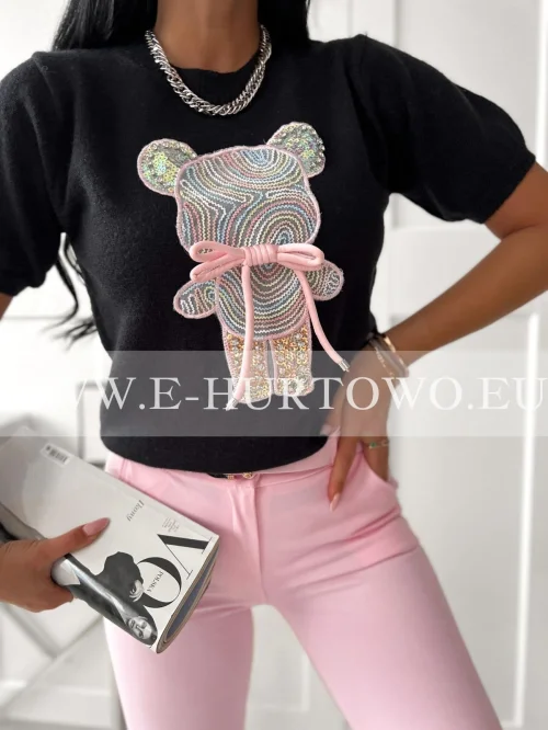 Bluzka sweterkowa damska BLD3690