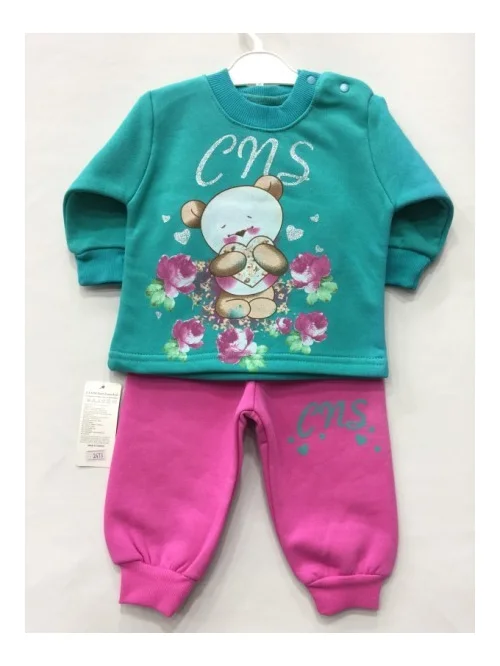 Komplet dziewczęcy CNS2473 ociep. (68-92)
