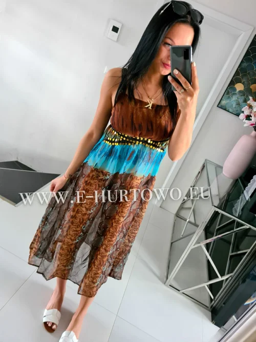 Sukienka damska ELL35 (S-2XL)