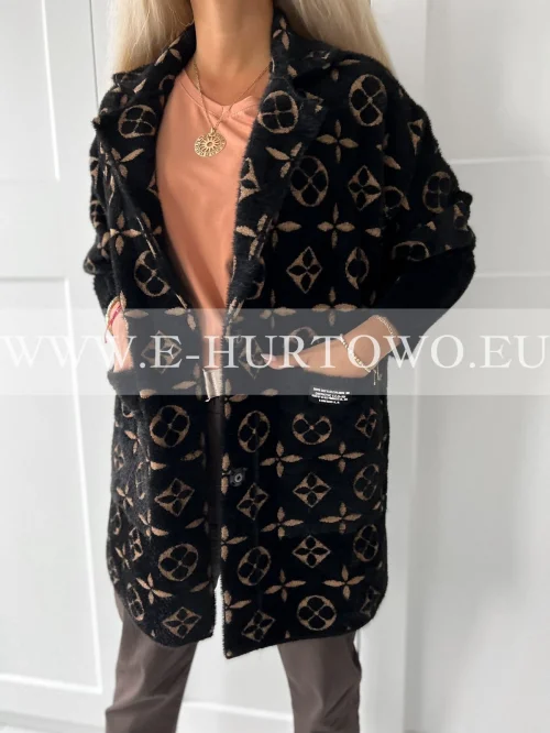 Płaszcz damski typu alpaka SC336