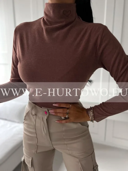 Półgolfy damskie ciepłe SA86244