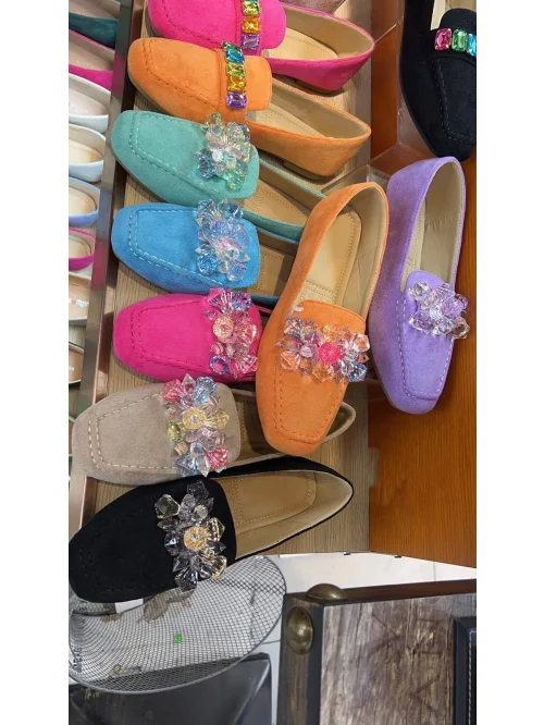 Buty damskie DFV3360 BRAK FIOLET