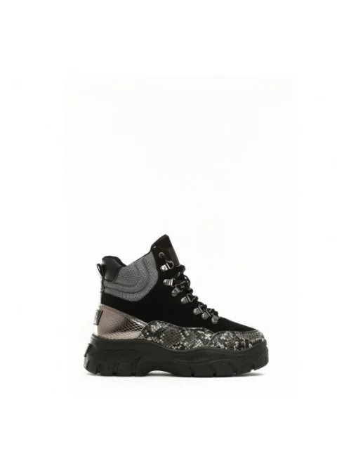 Obuwie damskie 8477 BLACK GREY