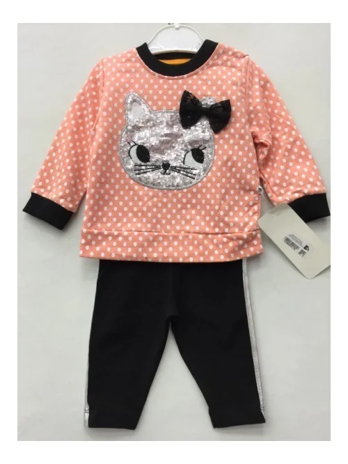 Komplet dziewczęcy CT 08051 (6-18M) 2