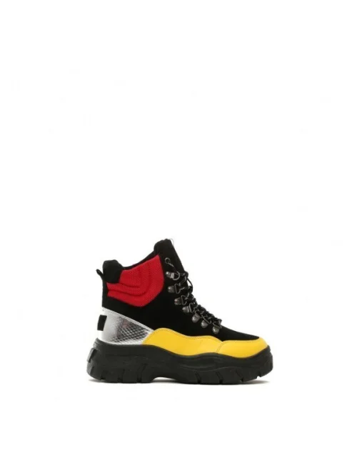 Obuwie damskie 8477 8477 BLACK YELLOW