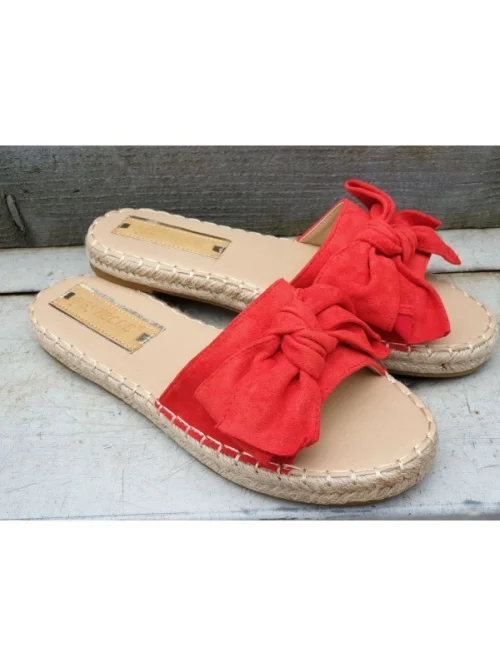 Klapki damskie A648 RED (36-41)