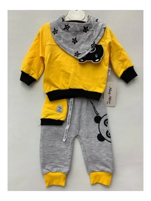 Komplet chłopięcy MM 2212 (3M-9M) 3