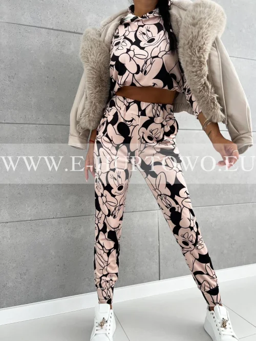 Komplet dresowy welurowy IKN6605