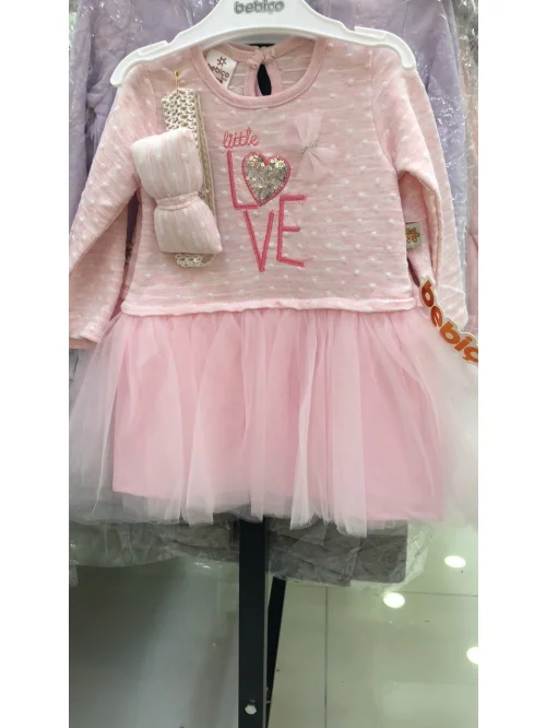 Komplet dziewczęcy AM153 (6-18M)