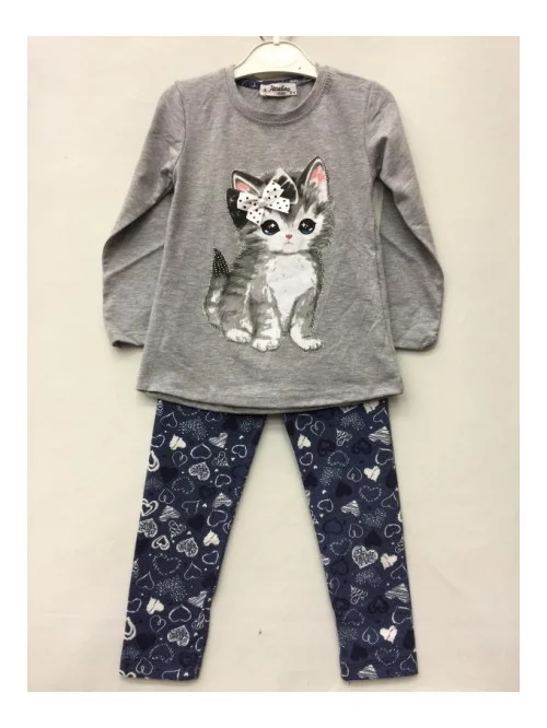 Komplet dziewczęcy AT17262-1 (5-8) 4