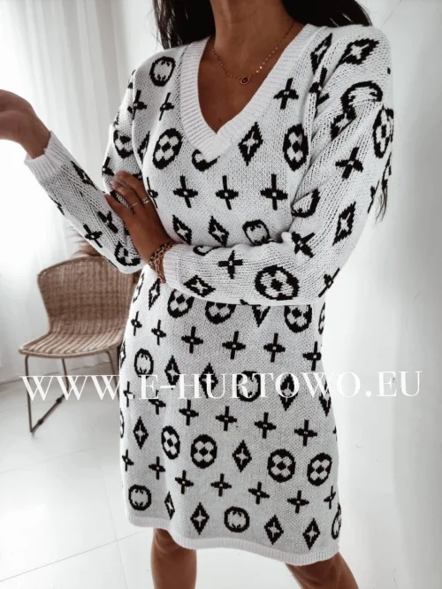 Sweterek tunika damska IK05400