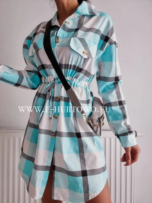 Sukienka koszulowa SB28662 (s-2xl)