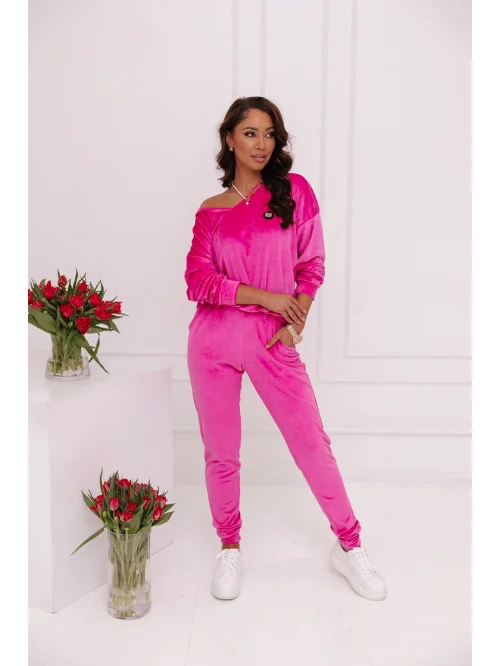 Komplet welurowy damski premium MOT320119