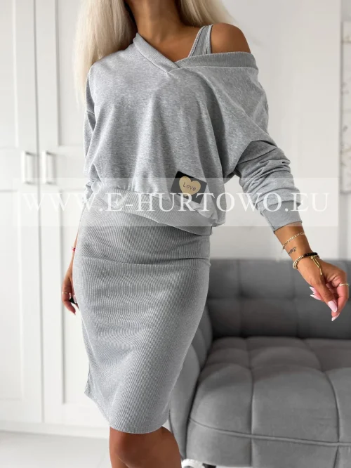 Komplet sukienka damska ST5477