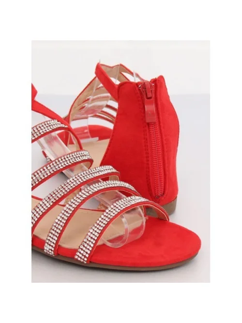 Sandały damskie L6339 RED (36-41)