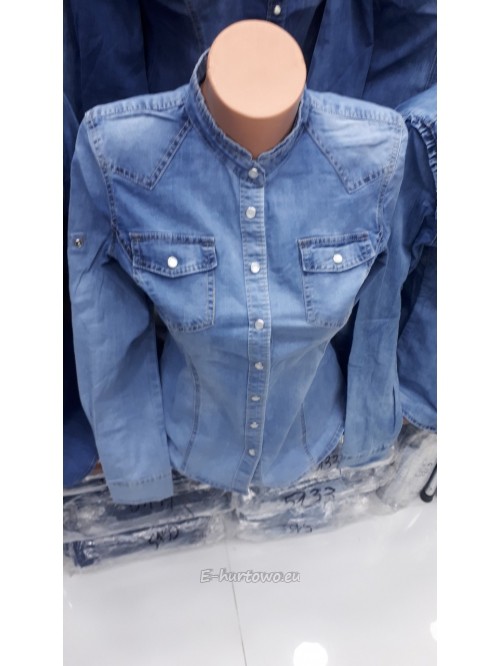 Koszula damska jeans KP55 (xs-XL)
